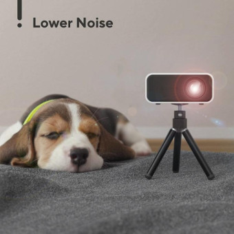 YT300 Home Multimedia Mini Remote Projector Support Mobile Phone(EU Plug Black)