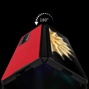 For Honor Magic V2 Litchi Leather All Inclusive Shockproof Phone Case(Black)