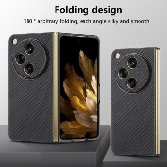 For OPPO Find N3 Carbon Fiber All-inclusive Shockproof Phone Case(Black)