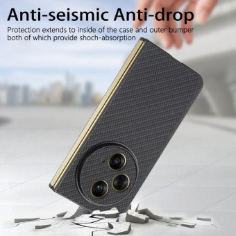 For OPPO Find N3 Carbon Fiber All-inclusive Shockproof Phone Case(Black)