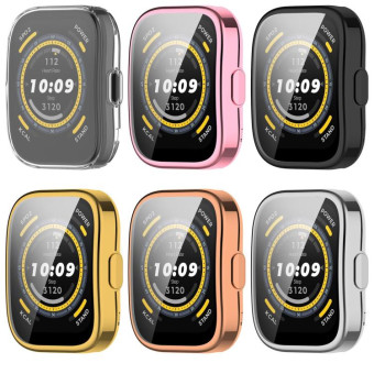 For Amazfit Bip 5 All-Inclusive TPU Protective Case(Rose Gold)