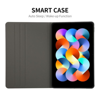 For Redmi Pad SE 11.0 ENKAY Leather Stand Smart Tablet Case(Black)