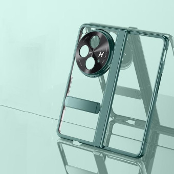 For OPPO Find N3 Electroplated Case-film Integral Hinge Shockproof Phone Case(Black)