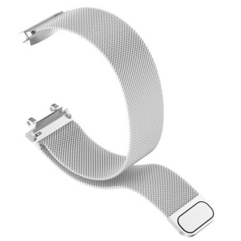 For Amazfit Active Edge A2212 Milan Magnetic Steel Mesh Watch Band(Silver)
