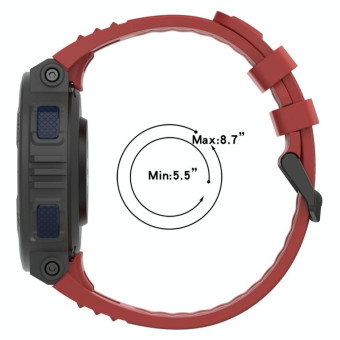 For Amazfit Active Edge A2212 Solid Color Silicone Watch Band(Blue)