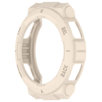 For Amazfit Active Edge A2212 Armored Hollow Half Pack TPU Watch Protective Case(Starlight)