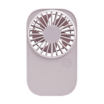 F11 Portable Rechargeable Hanging Neck Fan Cooling Handheld Fan 3 Speeds Desk Fan(Pink)