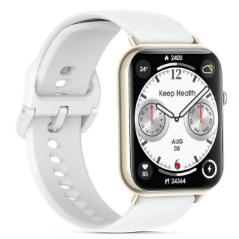 Q19 Max 2.1 inch HD Screen Waterproof Sports Business Smart Watch(White)