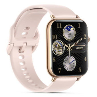 Q19 Max 2.1 inch HD Screen Waterproof Sports Business Smart Watch(Pink)