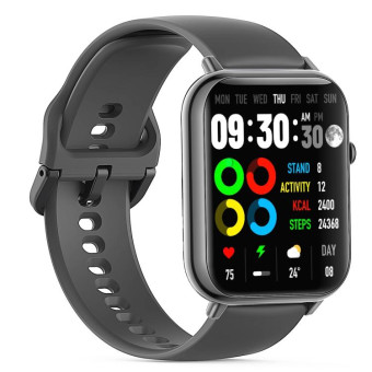 Q19 Max 2.1 inch HD Screen Waterproof Sports Business Smart Watch(Grey)