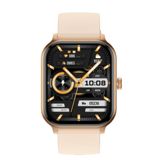 P85 1.93 inch Color Screen Smart Watch, Support Bluetooth Call / Health Monitoring(Gold)