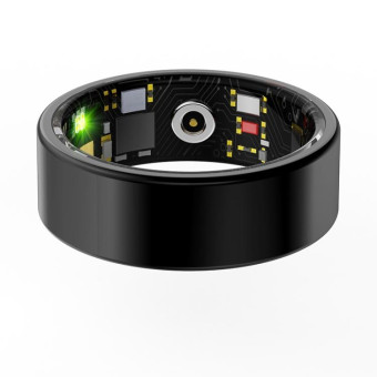 R11M SIZE 11 Smart Ring, Support Heart Rate / Blood Oxygen / Sleep / Multiple Sports Modes(Black)
