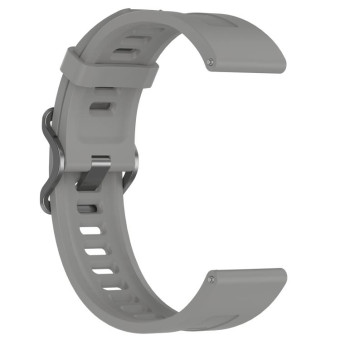 For Xiaomi Watch S4 Sport Groove Style Silicone Watch Band(Titanium Gray)