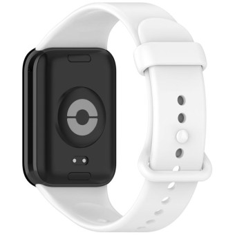 For Redmi Watch 4 Butterfly Color Buckle Silicone Watch Band(White)