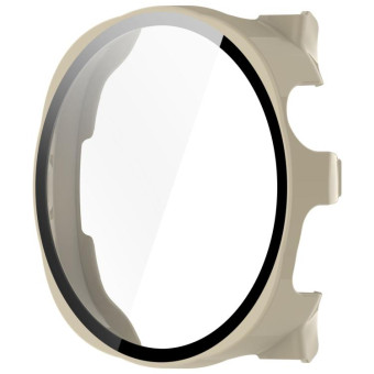 For Keep Watch Pilot 1 Tempered Film Integrated PC Watch Protective Case(Ivory White)