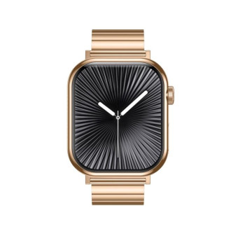 KL08 2.04 inch Color Screen Smart Watch Steel Strap, Support Bluetooth Call(Gold)