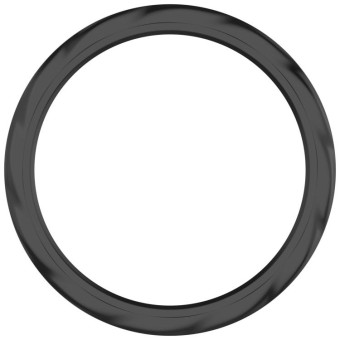 For Xiaomi Watch S4 Tempered Glass Film Hybrid Stainless Steel Watch Protective Ring(Black Thread)