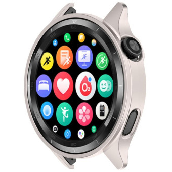 For Xiaomi Watch S4 / Watch S4 eSIM Half Coverage PC Hollow Watch Protective Case(Starlight)