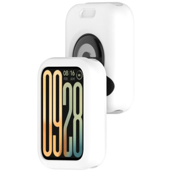 For Xiaomi Smart Band 9 Pro Silicone Watch Protective Case(White)
