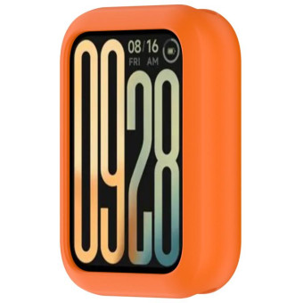 For Xiaomi Smart Band 9 Pro Silicone Watch Protective Case(Orange)