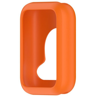 For Xiaomi Smart Band 9 Pro Silicone Watch Protective Case(Orange)