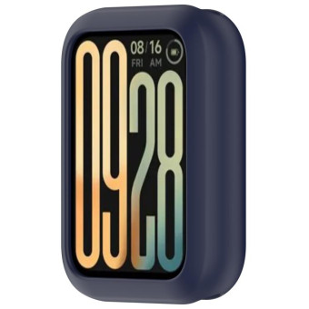 For Xiaomi Smart Band 9 Pro Silicone Watch Protective Case(Dark Blue)