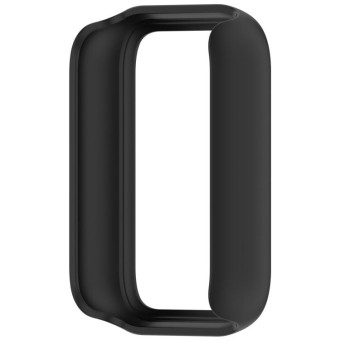 For Xiaomi Smart Band 9 Pro Half Coverage PC Hollow Watch Protective Case(Black)