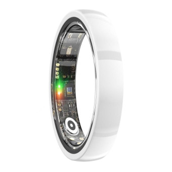 R1000 SIZE 11 Smart Ring, Support Heart Rate / Blood Oxygen / Sleep / Multiple Sports Modes(White)