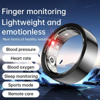R1000 SIZE 11 Smart Ring, Support Heart Rate / Blood Oxygen / Sleep / Multiple Sports Modes(White)
