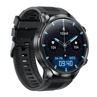 EX100 1.95 inch Color Screen Smart Watch, Support Bluetooth Call / Health Monitoring(Black)