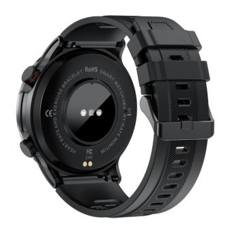 EX100 1.95 inch Color Screen Smart Watch, Support Bluetooth Call / Health Monitoring(Black)
