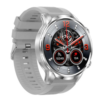 EX100 1.95 inch Color Screen Smart Watch, Support Bluetooth Call / Health Monitoring(Silver)