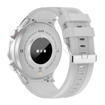 EX100 1.95 inch Color Screen Smart Watch, Support Bluetooth Call / Health Monitoring(Silver)
