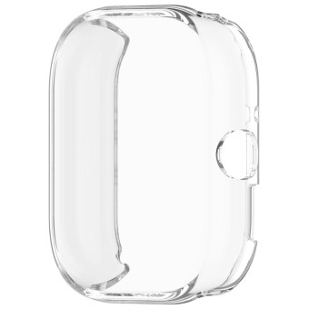 For Redmi Watch 5 eSIM Electroplated Full Coverage TPU Watch Protective Case(Transparent)