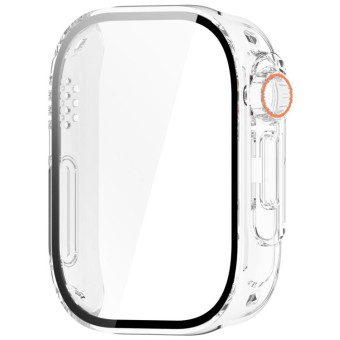 For Redmi Watch 5 Lite Tempered Film Integrated PC Watch Protective Case Second Variation Case(Transparent)