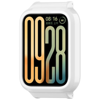 For Xiaomi Smart Band 9 Pro Hollow PC Half Coverage Watch Protective Case(White)