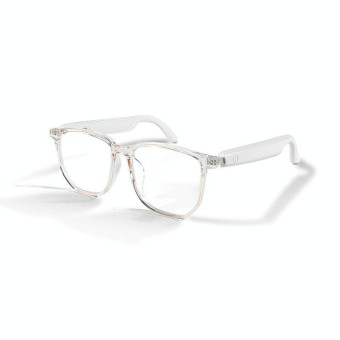 GS03 Smart Glasses, Support AI Smart Chip / Outdoor Sports / Bluetooth Call / Remote Control Photography(White)