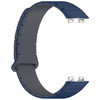 For Huawei Watch Band 10 / 10 NFC I-Shaped Magnetic Silicone Watch Band(Blue Grey)