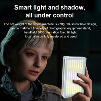 PB40R Video Live Streaming Portable RGB LED Video Light Pocket Photography Fill Light