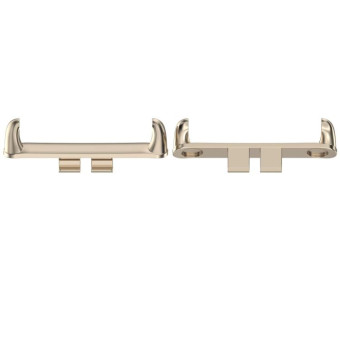 For Honor ROSSINI 2i 1 Pair Metal Head Watch Band Connector(Starlight)