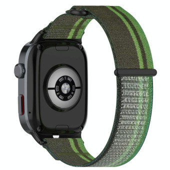 For Huawei Watch D2 Nylon Loop Hook and Loop Fastener Watch Band(Green)