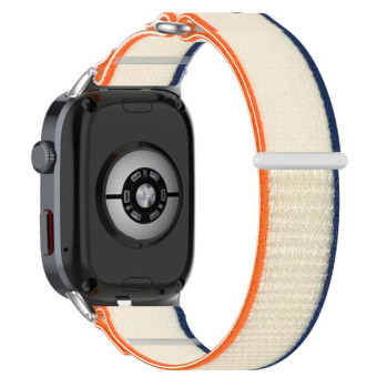 For Huawei Watch D2 Nylon Loop Hook and Loop Fastener Watch Band(Orange Beige)