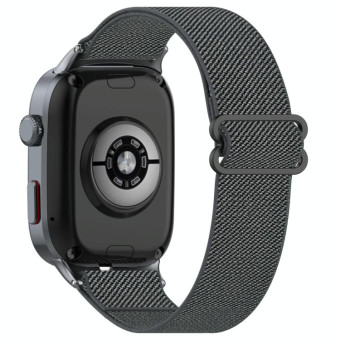 For Huawei Watch D2 Nylon Elastic Braided Watch Band(Dark Gray)