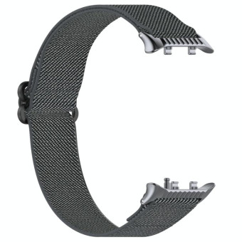 For Huawei Watch D2 Nylon Elastic Braided Watch Band(Dark Gray)