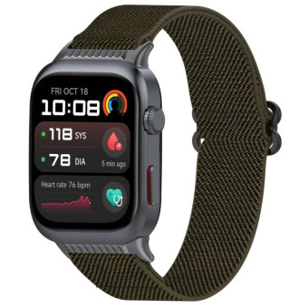 For Huawei Watch D2 Nylon Elastic Braided Watch Band(Green)