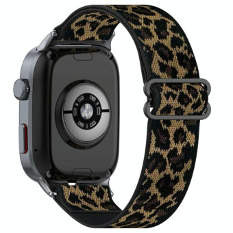 For Huawei Watch D2 Nylon Elastic Braided Watch Band(Leopard Print)