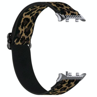 For Huawei Watch D2 Nylon Elastic Braided Watch Band(Leopard Print)