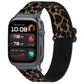 For Huawei Watch D2 Nylon Elastic Braided Watch Band(Leopard Print)
