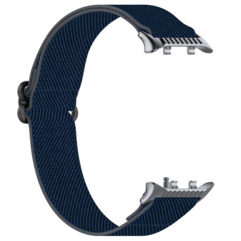 For Huawei Watch D2 Nylon Elastic Braided Watch Band(Midnight Blue)
