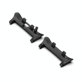 For Huawei Watch D2 1 Pair Metal Head Watch Band Connector(Black)